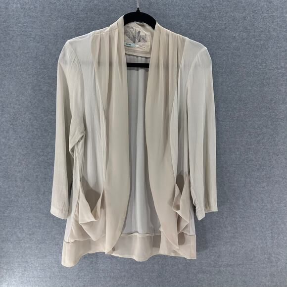 Urban Outfitters Kimchi Blue Womens sz L cardigan/ blazer lightweight 3/4 sleeve - Picture 3 of 13